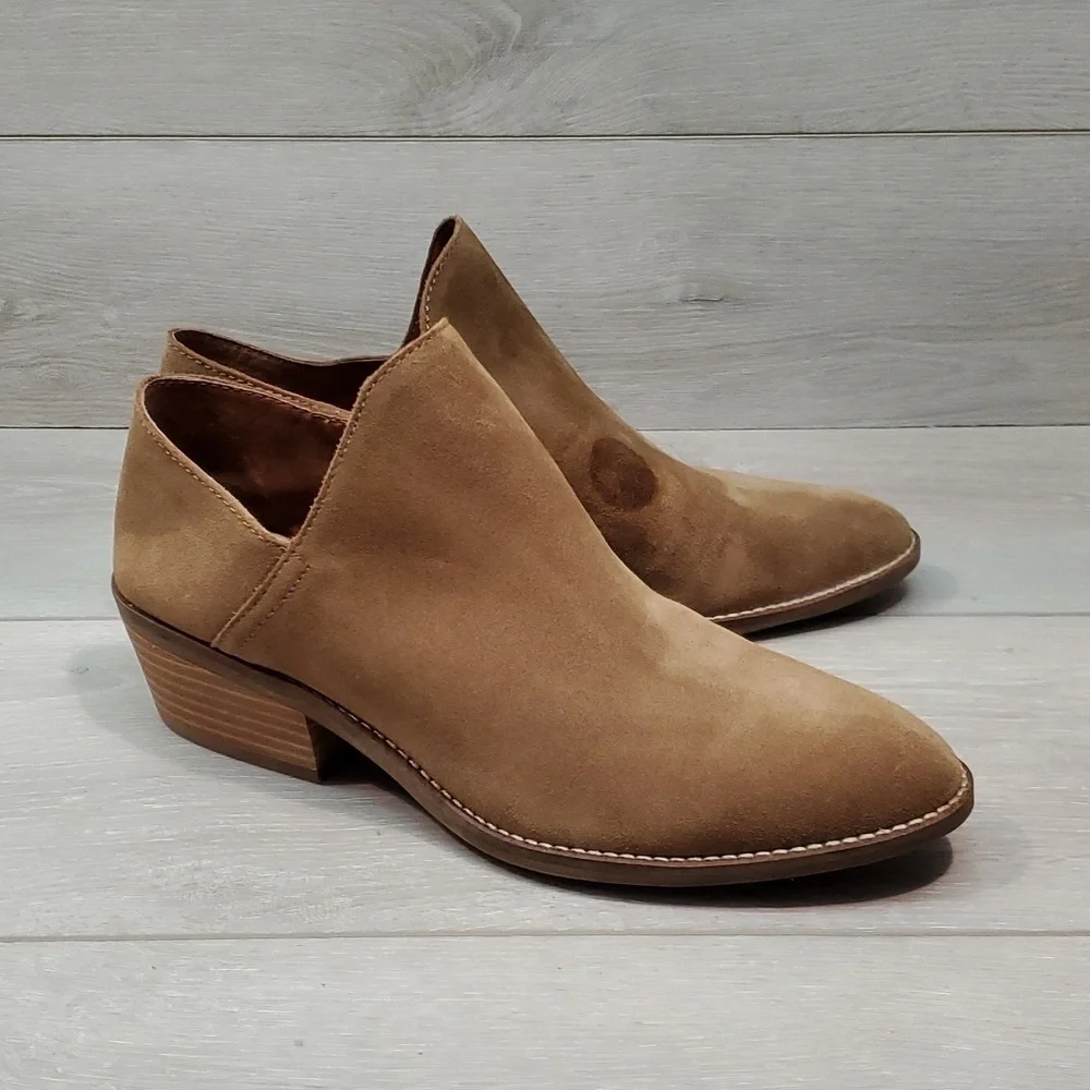 Lucky Brand Womens Fausst Ankle Leather Boots shoes 9M